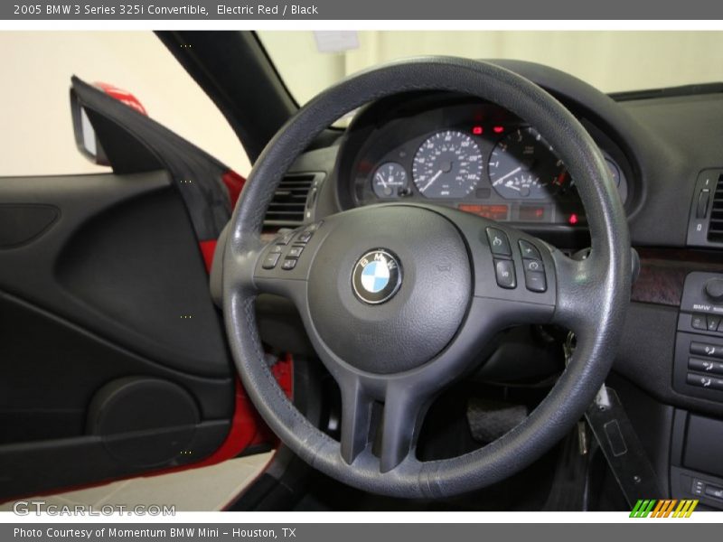 Electric Red / Black 2005 BMW 3 Series 325i Convertible