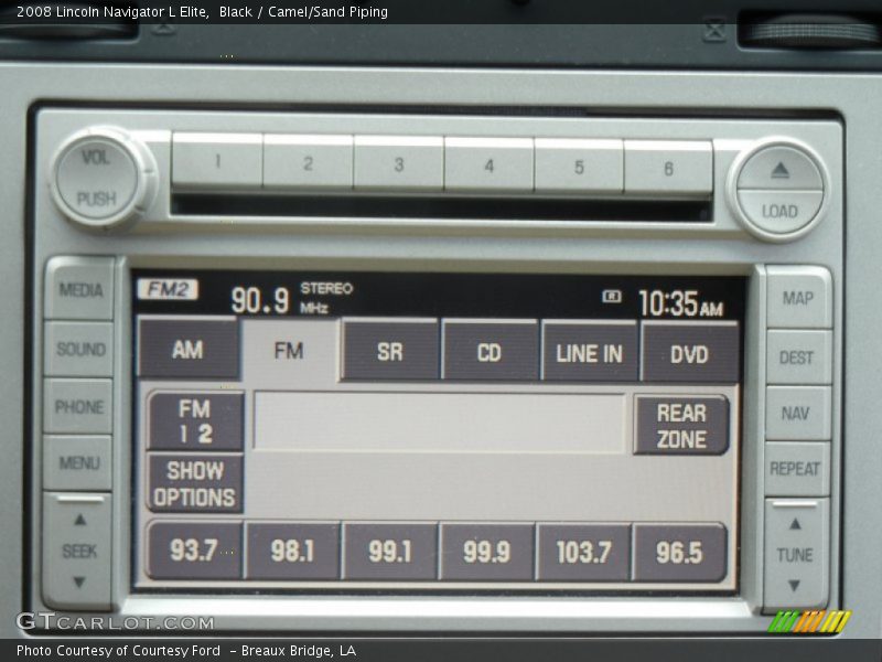 Audio System of 2008 Navigator L Elite