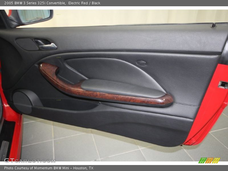 Electric Red / Black 2005 BMW 3 Series 325i Convertible