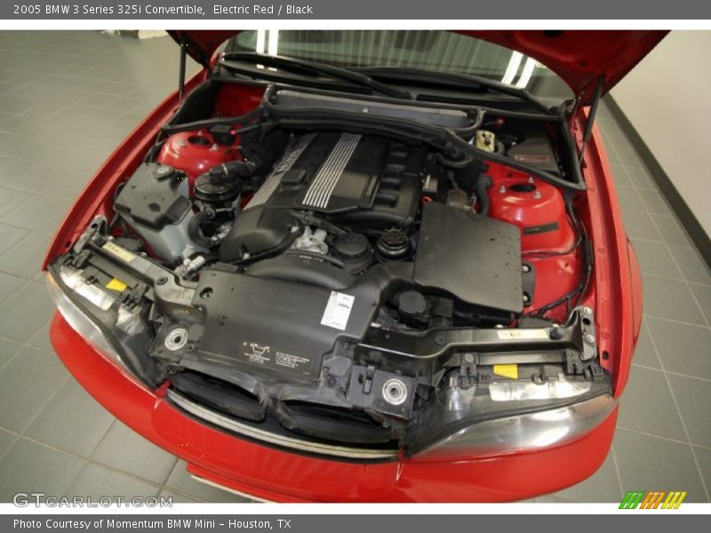 Electric Red / Black 2005 BMW 3 Series 325i Convertible