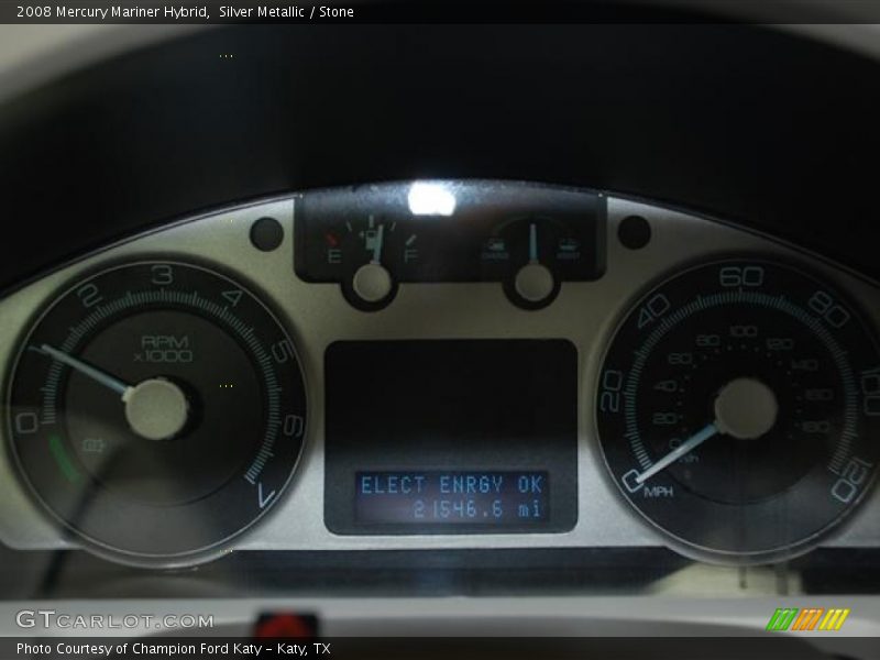 Silver Metallic / Stone 2008 Mercury Mariner Hybrid