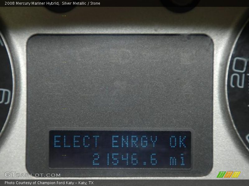 Silver Metallic / Stone 2008 Mercury Mariner Hybrid