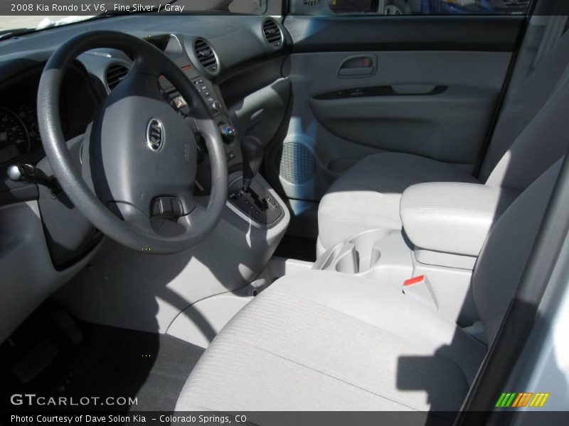 Fine Silver / Gray 2008 Kia Rondo LX V6