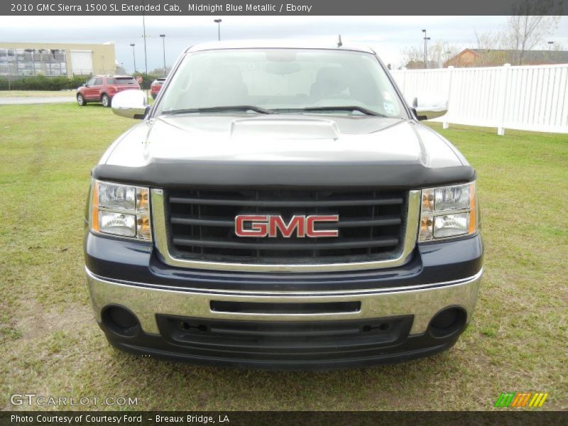 Midnight Blue Metallic / Ebony 2010 GMC Sierra 1500 SL Extended Cab
