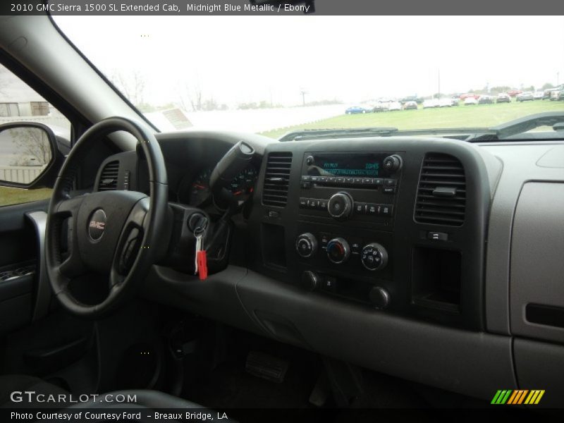 Midnight Blue Metallic / Ebony 2010 GMC Sierra 1500 SL Extended Cab