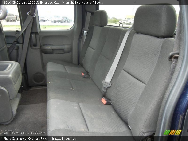 Midnight Blue Metallic / Ebony 2010 GMC Sierra 1500 SL Extended Cab