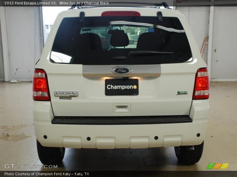 White Suede / Charcoal Black 2012 Ford Escape Limited V6