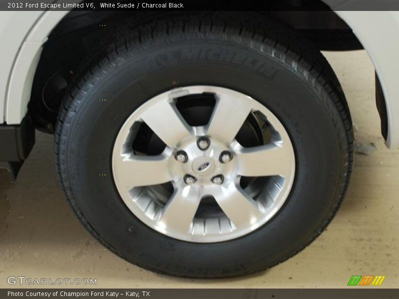 White Suede / Charcoal Black 2012 Ford Escape Limited V6