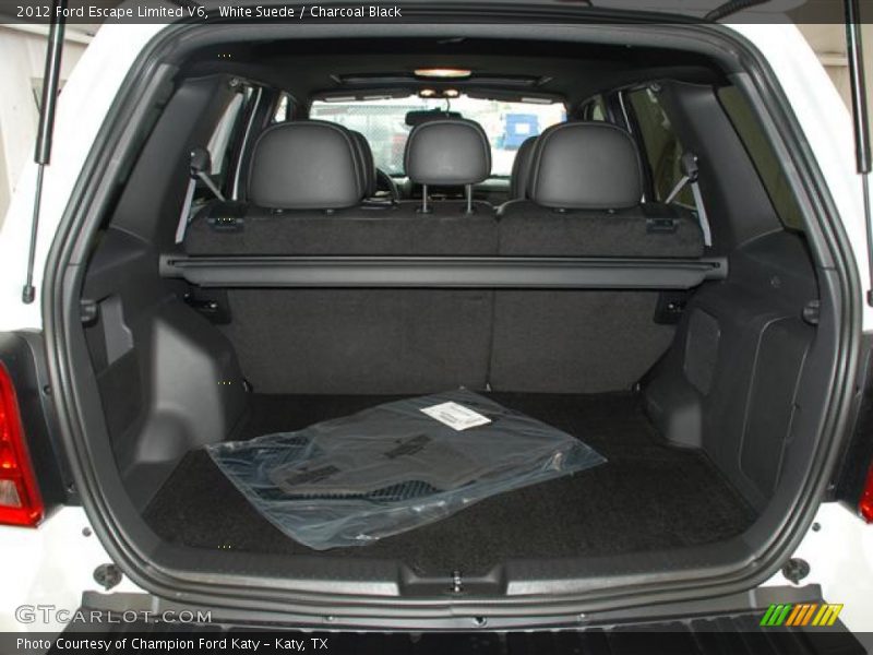 White Suede / Charcoal Black 2012 Ford Escape Limited V6