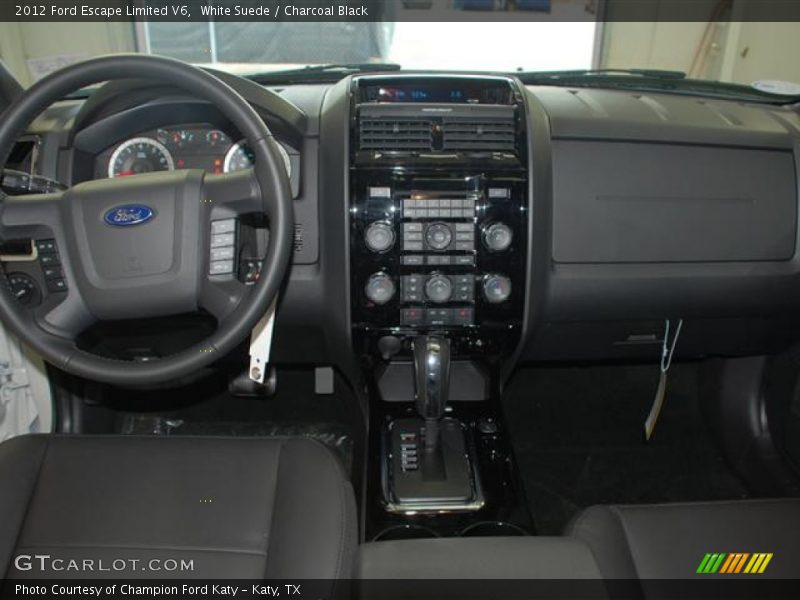 White Suede / Charcoal Black 2012 Ford Escape Limited V6