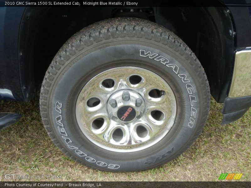 Midnight Blue Metallic / Ebony 2010 GMC Sierra 1500 SL Extended Cab