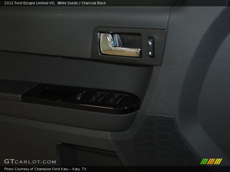 White Suede / Charcoal Black 2012 Ford Escape Limited V6