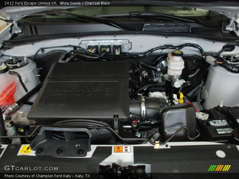 White Suede / Charcoal Black 2012 Ford Escape Limited V6