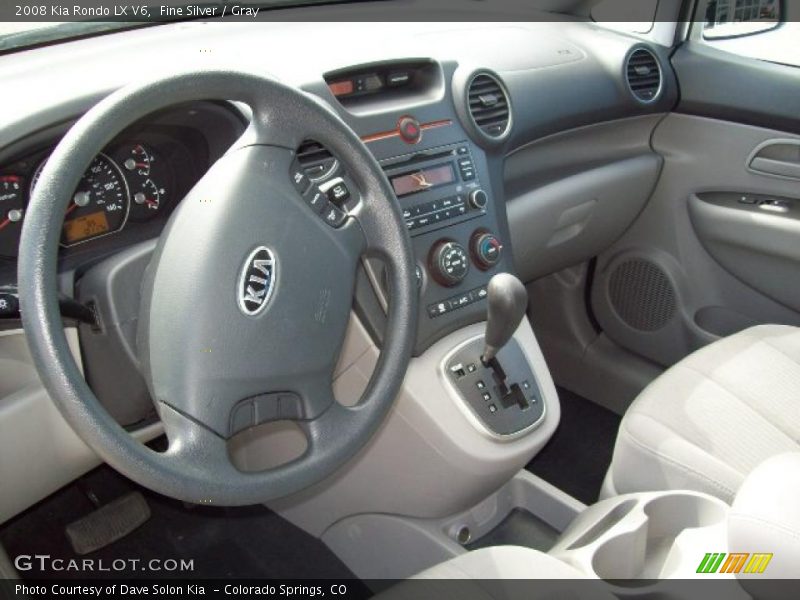 Fine Silver / Gray 2008 Kia Rondo LX V6