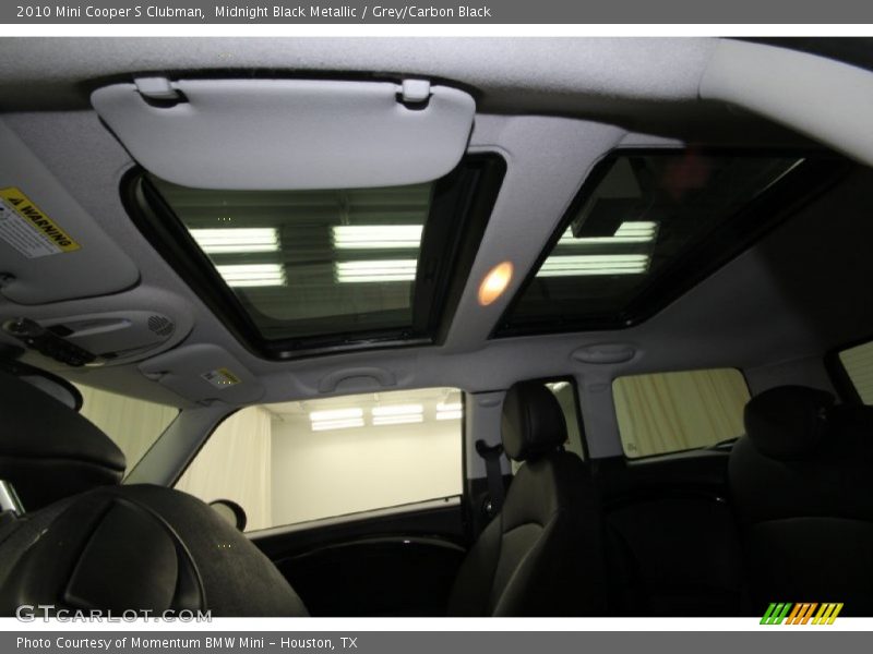 Midnight Black Metallic / Grey/Carbon Black 2010 Mini Cooper S Clubman