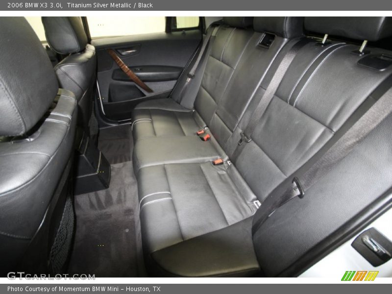 Titanium Silver Metallic / Black 2006 BMW X3 3.0i