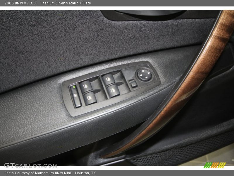 Titanium Silver Metallic / Black 2006 BMW X3 3.0i