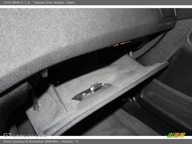 Titanium Silver Metallic / Black 2006 BMW X3 3.0i