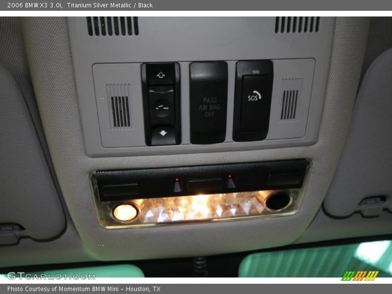 Titanium Silver Metallic / Black 2006 BMW X3 3.0i