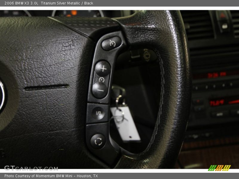 Titanium Silver Metallic / Black 2006 BMW X3 3.0i