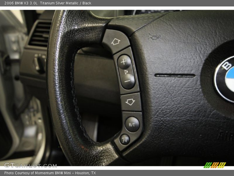 Titanium Silver Metallic / Black 2006 BMW X3 3.0i