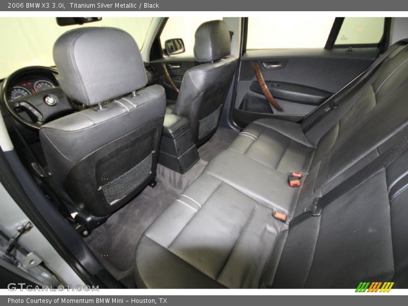 Titanium Silver Metallic / Black 2006 BMW X3 3.0i