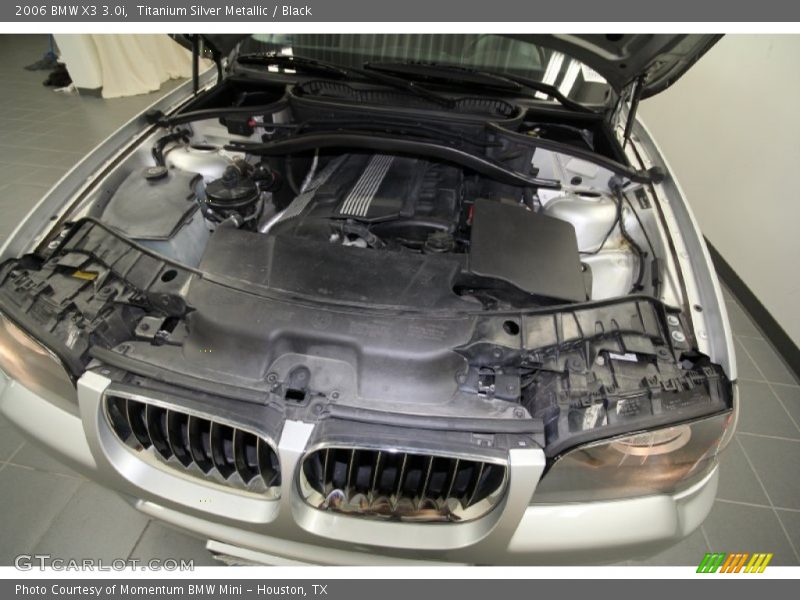 Titanium Silver Metallic / Black 2006 BMW X3 3.0i