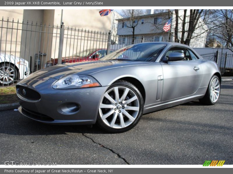 Lunar Grey / Ivory/Slate 2009 Jaguar XK XK8 Convertible