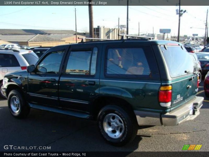 Deep Emerald Green Metallic / Beige 1996 Ford Explorer XLT 4x4