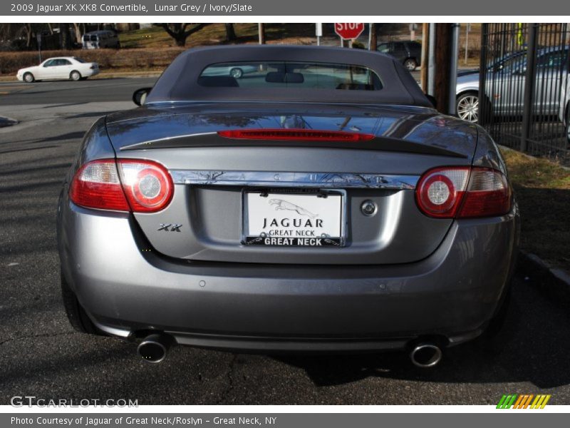 Lunar Grey / Ivory/Slate 2009 Jaguar XK XK8 Convertible