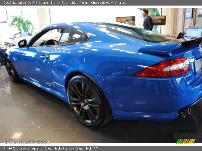 French Racing Blue / Warm Charcoal/Warm Charcoal 2012 Jaguar XK XKR-S Coupe
