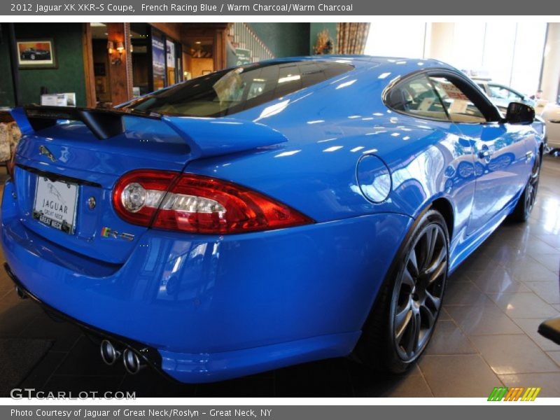 French Racing Blue / Warm Charcoal/Warm Charcoal 2012 Jaguar XK XKR-S Coupe