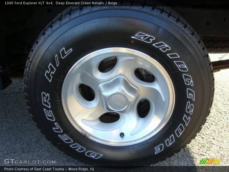 Deep Emerald Green Metallic / Beige 1996 Ford Explorer XLT 4x4