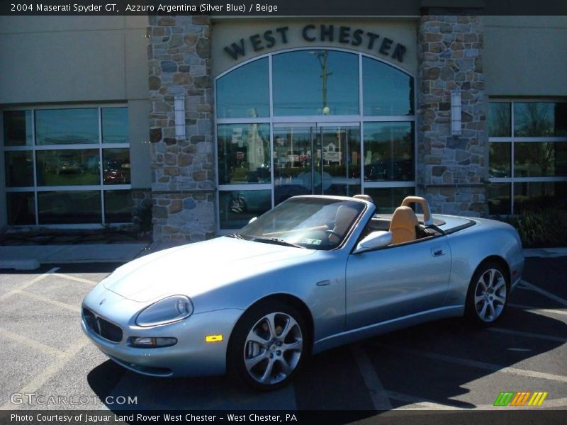 Azzuro Argentina (Silver Blue) / Beige 2004 Maserati Spyder GT