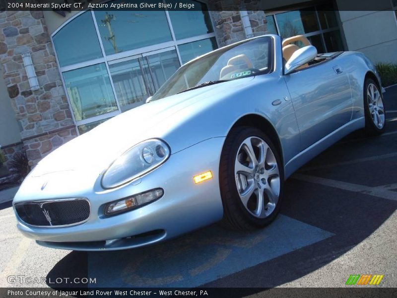 Azzuro Argentina (Silver Blue) / Beige 2004 Maserati Spyder GT