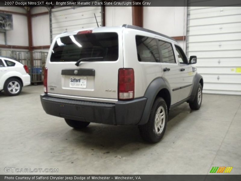 Bright Silver Metallic / Dark Slate Gray/Light Slate Gray 2007 Dodge Nitro SXT 4x4