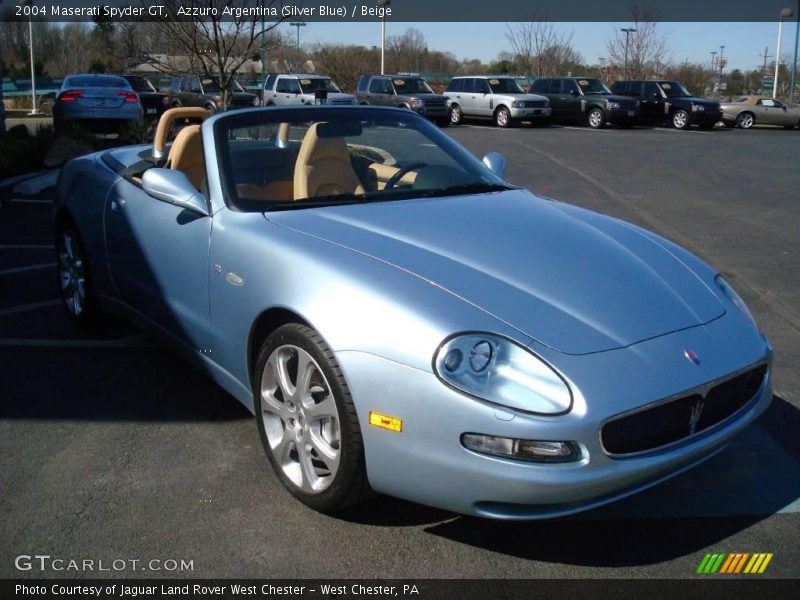 Azzuro Argentina (Silver Blue) / Beige 2004 Maserati Spyder GT