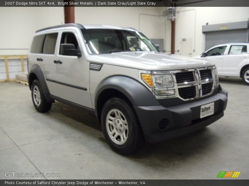 Bright Silver Metallic / Dark Slate Gray/Light Slate Gray 2007 Dodge Nitro SXT 4x4