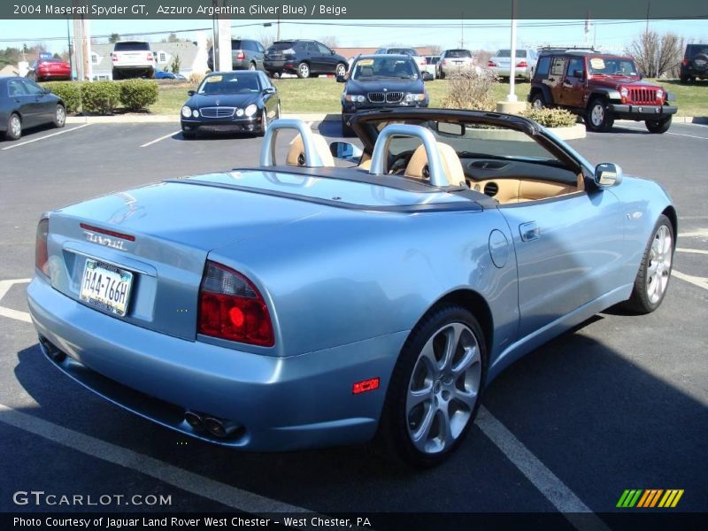 Azzuro Argentina (Silver Blue) / Beige 2004 Maserati Spyder GT