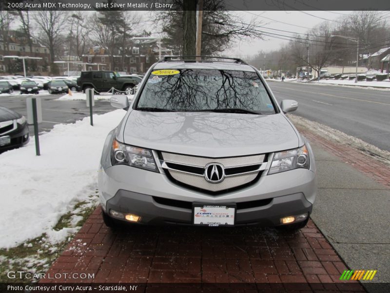 Billet Silver Metallic / Ebony 2008 Acura MDX Technology