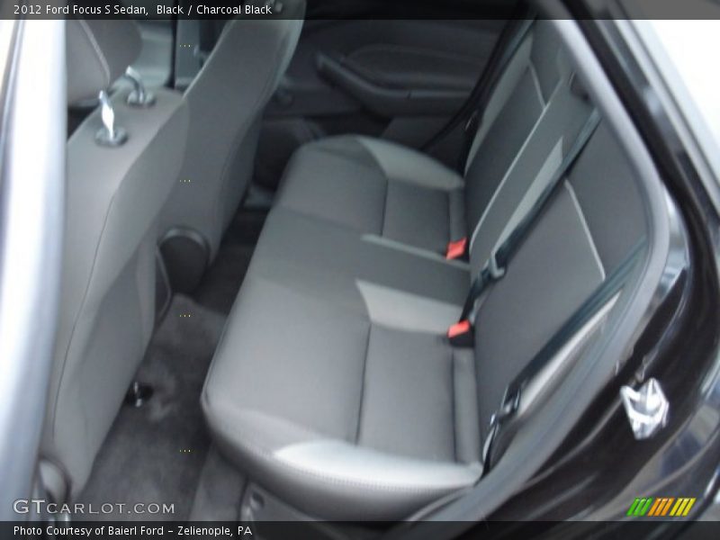 Black / Charcoal Black 2012 Ford Focus S Sedan