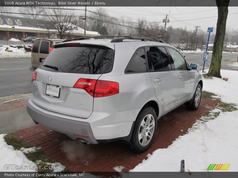 Billet Silver Metallic / Ebony 2008 Acura MDX Technology