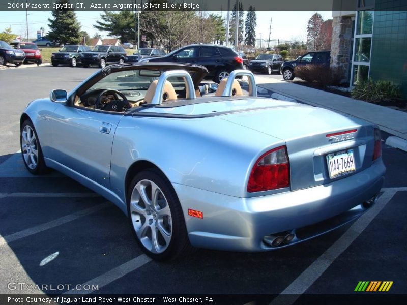 Azzuro Argentina (Silver Blue) / Beige 2004 Maserati Spyder GT