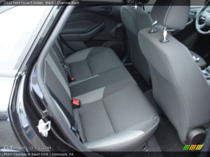 Black / Charcoal Black 2012 Ford Focus S Sedan