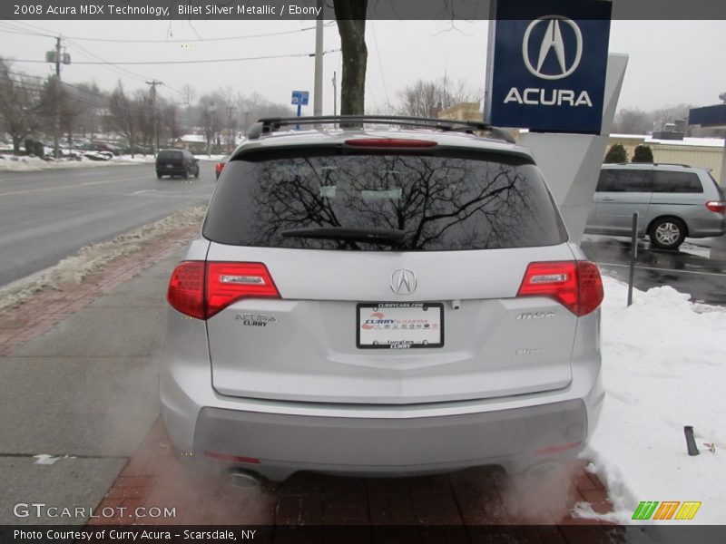 Billet Silver Metallic / Ebony 2008 Acura MDX Technology