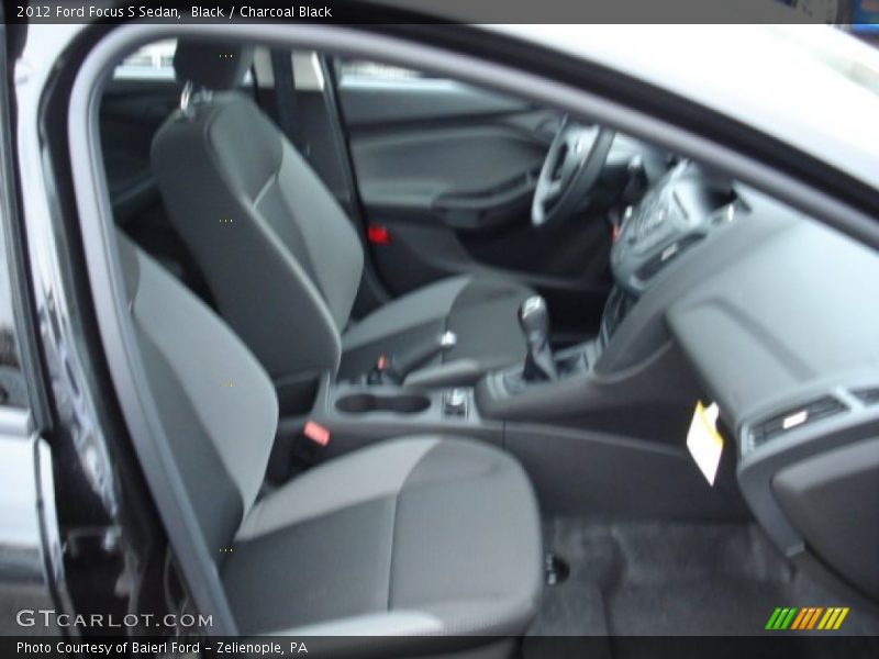 Black / Charcoal Black 2012 Ford Focus S Sedan