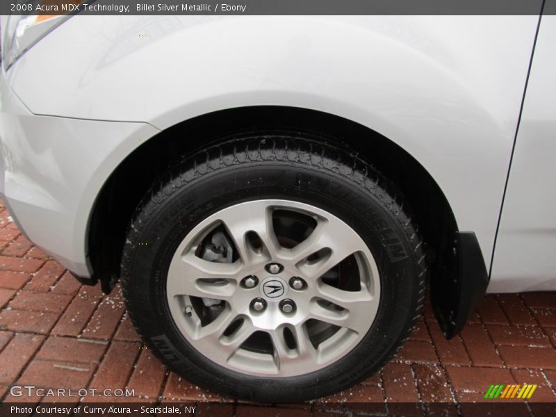 Billet Silver Metallic / Ebony 2008 Acura MDX Technology