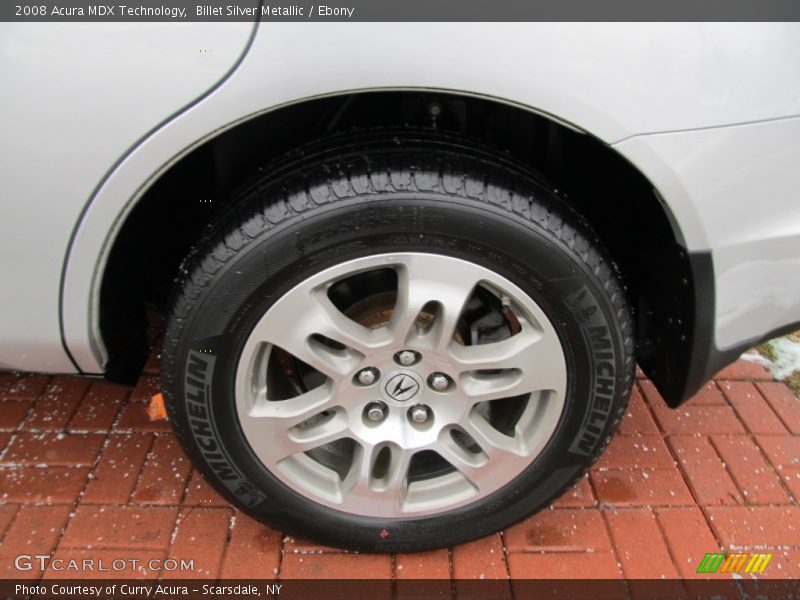Billet Silver Metallic / Ebony 2008 Acura MDX Technology