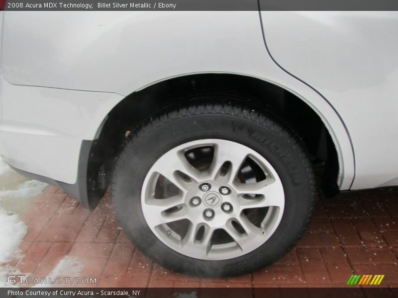 Billet Silver Metallic / Ebony 2008 Acura MDX Technology