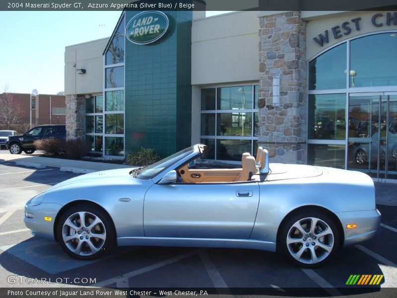 Azzuro Argentina (Silver Blue) / Beige 2004 Maserati Spyder GT